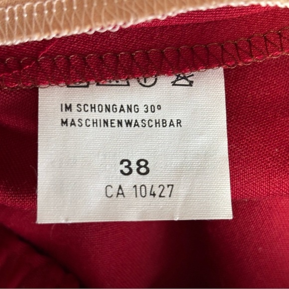 RED BLEYLE WOMENS PANTS SIZE 38 VIRGIN WOOL AND POLYESTER EXCELLENT CONDITION - Picture 8 of 8